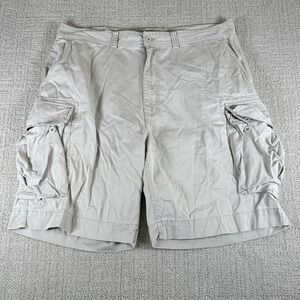 Polo Ralph Lauren Men's 40 Beige 10" Classic Chino Cargo Shorts *Read